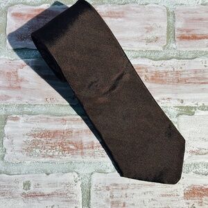 Vintage Oleg Cassini by Burma Hand Made Brown Designer Tie